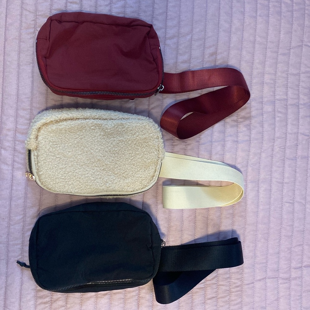Crossbody belt bags. All brand new without tags. I never used them!